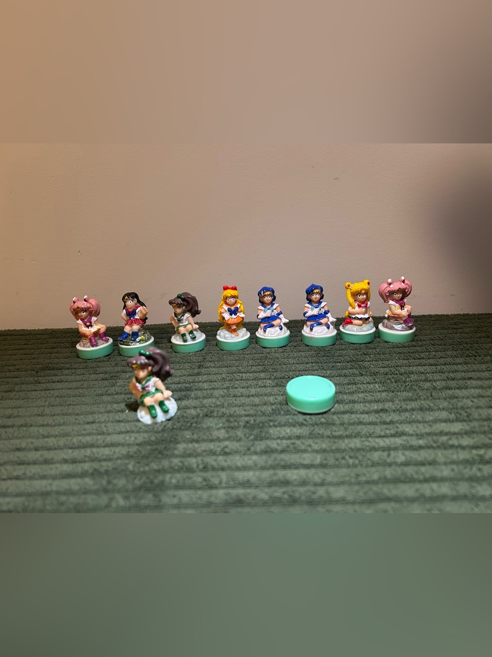 Vintage Sailor Moon Mini Stamp/ Figure Set -